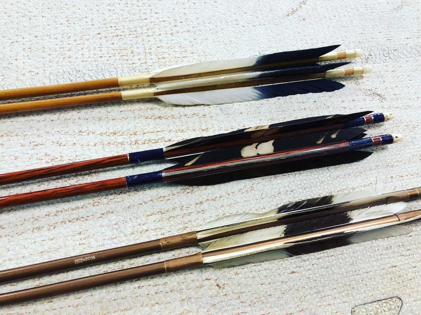 Tipos de flechas de Kyudo