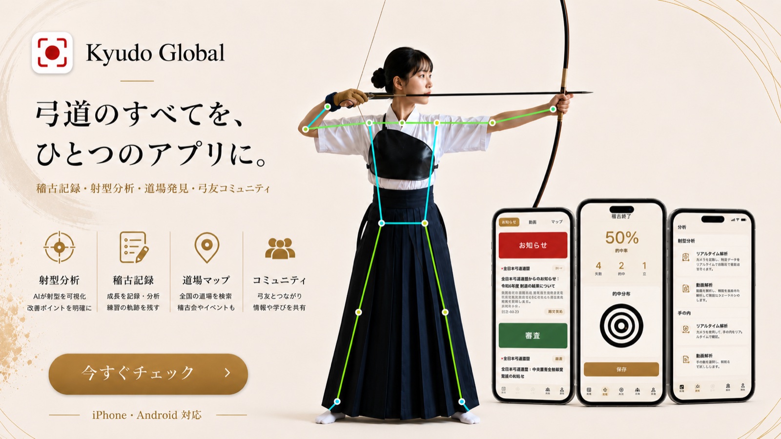 Kyudo Global Análise de forma e esqueleto — Veja como você realmente atira