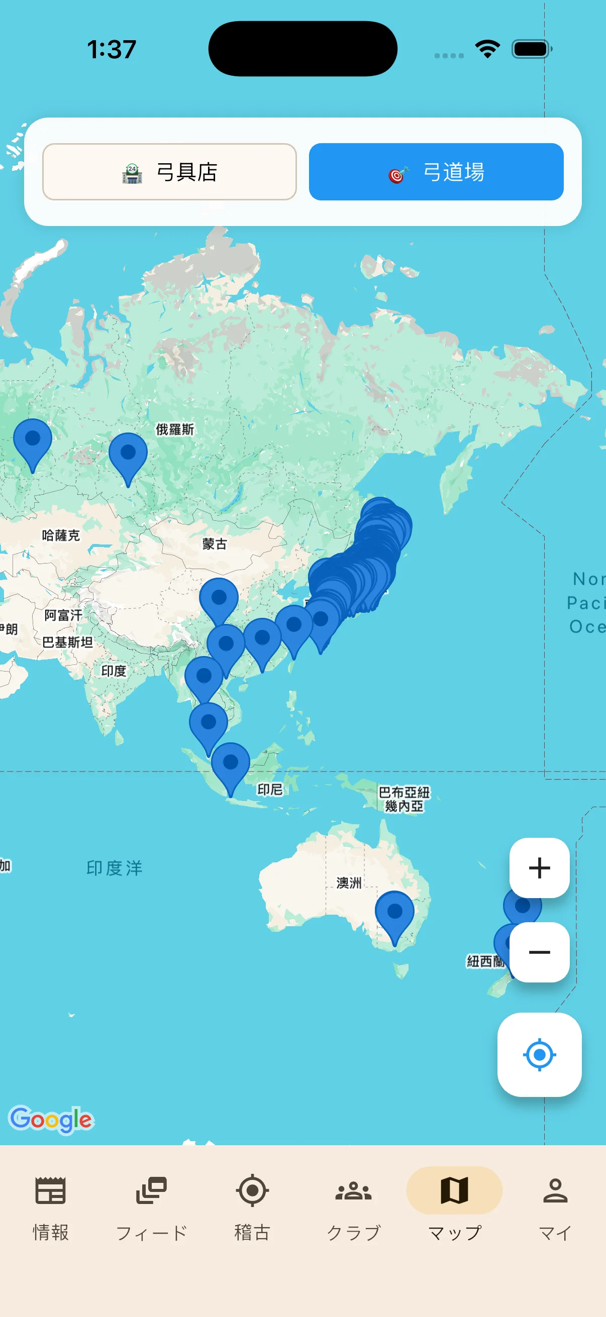 道場マップ